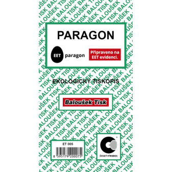 Paragon - EET - postać dostępna bez recepty