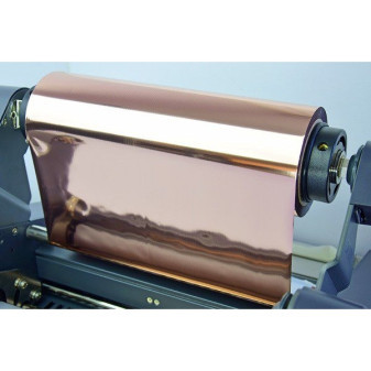Folia z efektem tonera w rolce 320 mm x 300 m metalik różowe złoto 3'