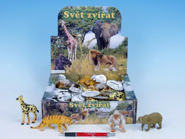 Safari/ZOO zwierzęta plastikowe 8-13cm asst 8 gatunków