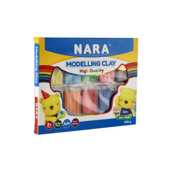 Modelarstwo/Plastik NARA 240g 10 szt. z kształtką w pudełku 19x16x2cm