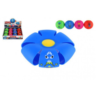 Flat Ball - Rzuć dysk, złap piłkę! plastikowe 8cm 4 kolory