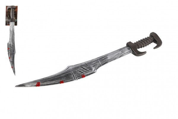 Miecz piracki plastikowy 70cm na kartonie