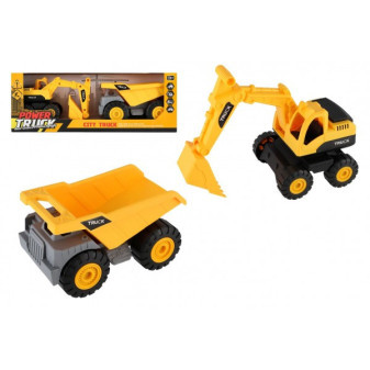 Wózek budowlany 2szt. plastikowy 18cm wolnobieżny w pudełku 39x14x11,5cm