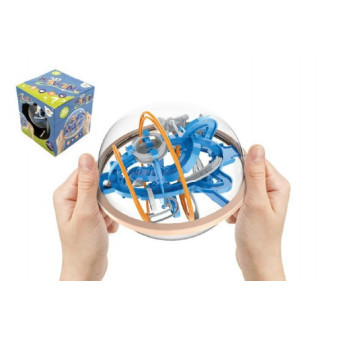 Edukacyjna piłka-puzzle 80 kroków plastikowa 18cm w pudełku 19x20x19cm wzór CZ