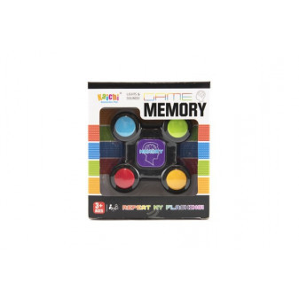 Gra pamięciowa/puzzle plastikowe 9cm na baterie w pudełku 12,5x14x4cm