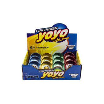 Yo-yo metalowe 6cm asst mix kolorów w woreczku 12 szt. w kartonie