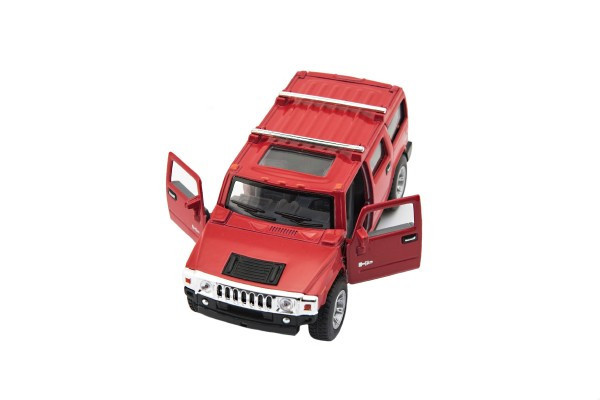 Samochód Kinsmart Hummer H2 SUV metal/plastik 12cm chowany 4 kolory