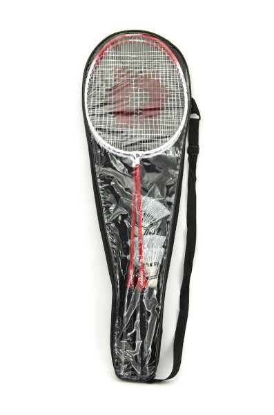Zestaw do badmintona + 3 kubki Donnay metalowe 66cm asst 3 kolory w torbie