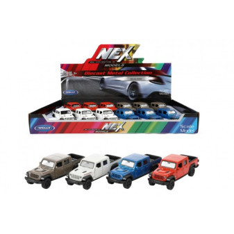Auto Welly 2020 Jeep Gladiator Metal/Plastik 12 cm 4 kolory Wycofać 12 sztuk w pudełku