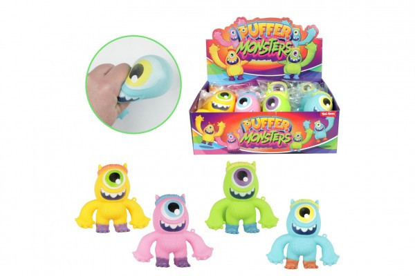 Gumowy antystresowy slime do wyciskania Monster 11cm 4 kolory