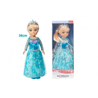 Lalka Księżniczka lód/zima plastik 38cm w pudełku 15x40x8,5cm