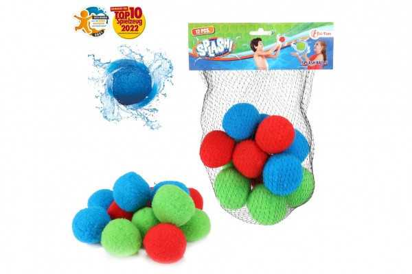 Bomby wodne 12 szt. tkanina 5cm oczka
