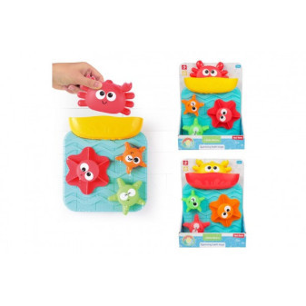 Młyn wodny z przyssawką do wanny plastik 17x23cm 2 kolory w kartonie 18x24,5x6cm 12m+