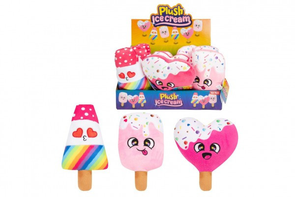 Pluszowe lody/lody 16cm 3 rodzaje 2m+