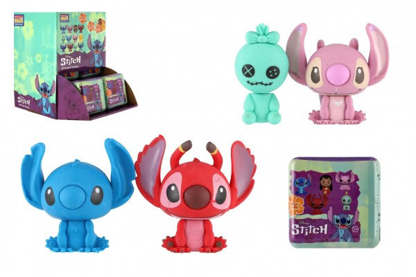 Lilo i Stitch 3D puzzle figurki 2szt. mieszanka gumy w plastikowym pudełku