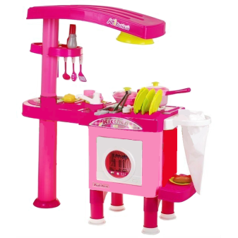 Aga4Kids Plastikowa Kuchnia KUCHNIA 008-82 Różowa