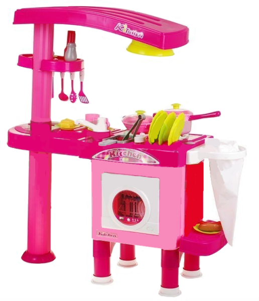 Aga4Kids Plastikowa Kuchnia KUCHNIA 008-82 Różowa