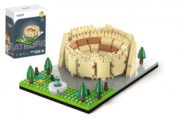 Zestaw konstrukcyjny mini KOCO Coliseum plastikowy 13x17x7cm