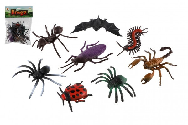 Owady 8 szt. Plastikowe 7-12cm w woreczku