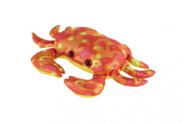 Krab wypchany piaskiem 770 g miękka tkanina antystresowa 21 cm w woreczku