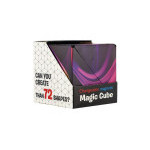 Puzzle kostka magnetyczna tęczowa plastikowa mix typów w pudełku 6x6x6cm