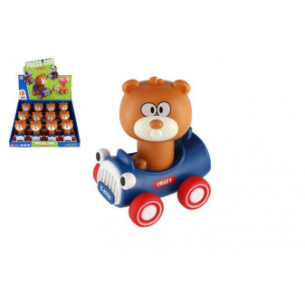 Miś/Miś pluszowy Squeeze and Ride Plastik 9x11cm na kole zamachowym