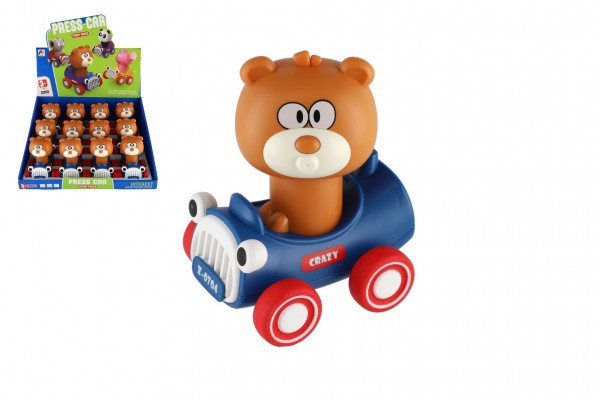 Miś/Miś pluszowy Squeeze and Ride Plastik 9x11cm na kole zamachowym