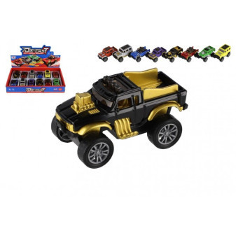 Samochód terenowy mini metal/plastik 6,5 cm odrzut mix typów