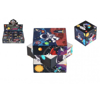 Puzzle kostkowe wszechświat 3x3x3 plastik w folii 6x6x6cm