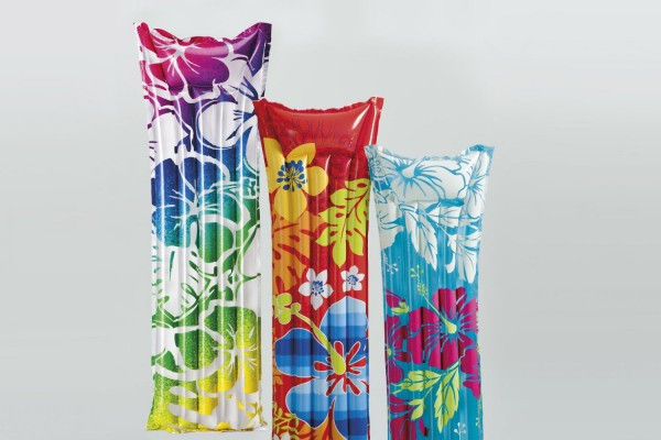 Leżak dmuchany 183x69cm 3 kolory w torbie