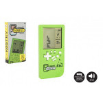 Gra cyfrowa Puzzle spadające kostki plastikowe 7x14cm zielone na baterie z dźwiękiem w pudełku 7,5x1