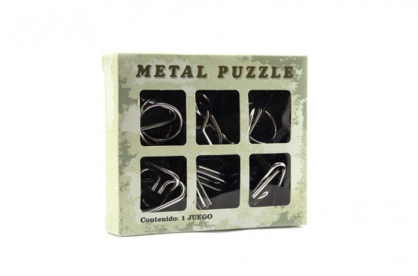Puzzle metalowe o wymiarach 14x12cm
