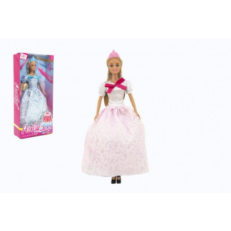 Lalka Anlily księżniczka łączona 30cm plastik 2 kolory w pudełku 15x32x6cm