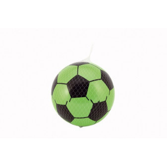 Piłka SuperTele napompowana guma 23cm 4 kolory w siatce