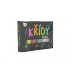 Kolorowe kredy chodnikowe o wymiarach 15x11x3cm