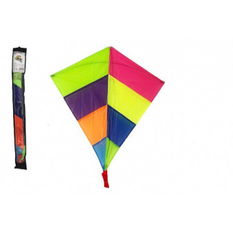 Latawiec latający nylon 88x81cm kolorowy w torbie 10x90cm