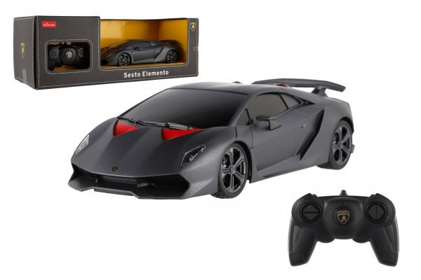 Samochód zdalnie sterowany Lamborghini Sesto Elemento RASTAR plastikowy pilot 23 cm 2,4 GHz. kontrola nietoperzy w krabie 43x