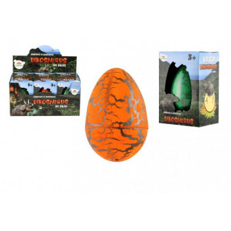 Wylęg i hodowla dinozaurów z jaj plastikowych 2 kolory w pudełku 10x15cm