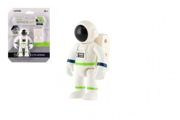 Kosmonauta/astronauta plastik 8cm na karcie