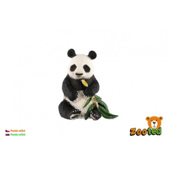 Duża panda zooted plastik 8cm w torbie