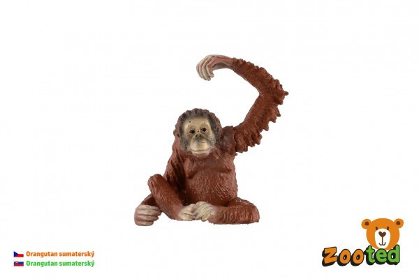 Orangutan sumatrzański zooted plastik 8cm