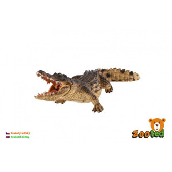 Krokodyl nilowy zooted plastik 18cm w torbie