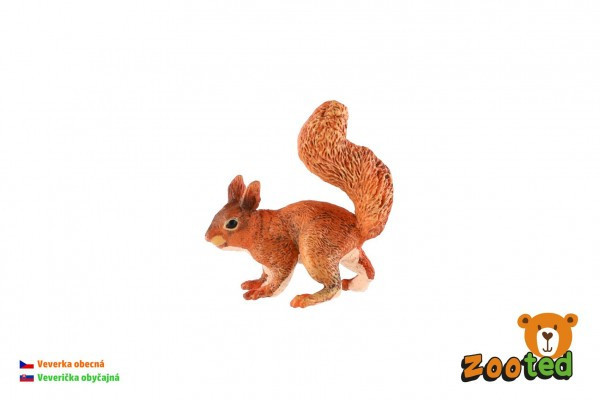 Wiewiórka zooted plastik 9cm