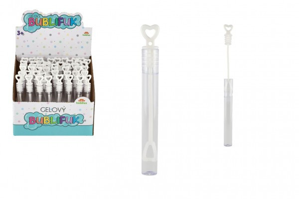 Bublifuk mini 5 ml żel biały ślub 10,5 cm