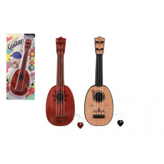 Gitara/mandolina z kostką plastikową 30cm na karcie 15x33,5x3cm