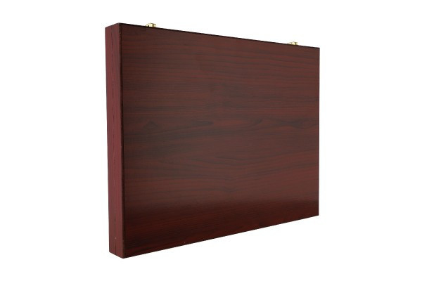 Zestaw malarski - Art box zestaw kreatywny 91 szt. w skrzynce drewnianej w folii 38,5x29,5x5cm