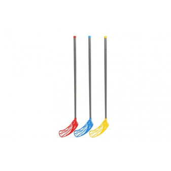 Kij do unihokeja wygięty w prawą stronę, aluminium/plastik, 115 cm, 3 kolory w torbie