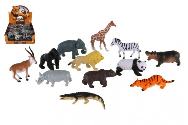 ZOO safari zwierzątko plastikowe 5-10cm mieszanka gatunków w torbie