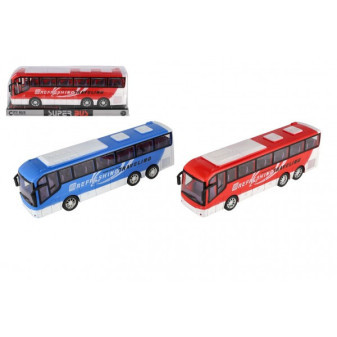 Pilot autobusowy plastikowy 31cm na kole zamachowym 2 kolory w blistrze