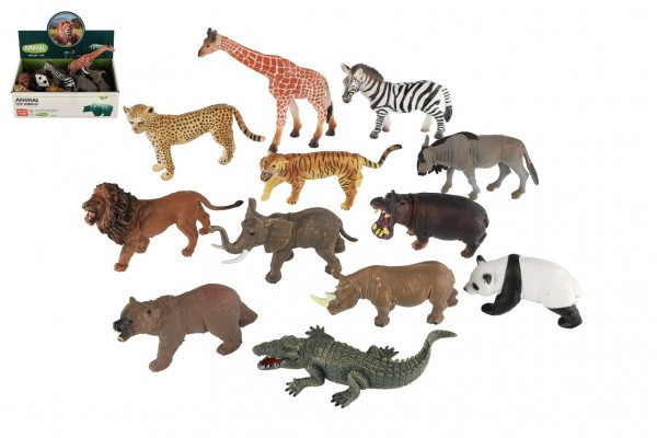 ZOO zwierzęta safari plastikowe 13-18cm mieszanka gatunków